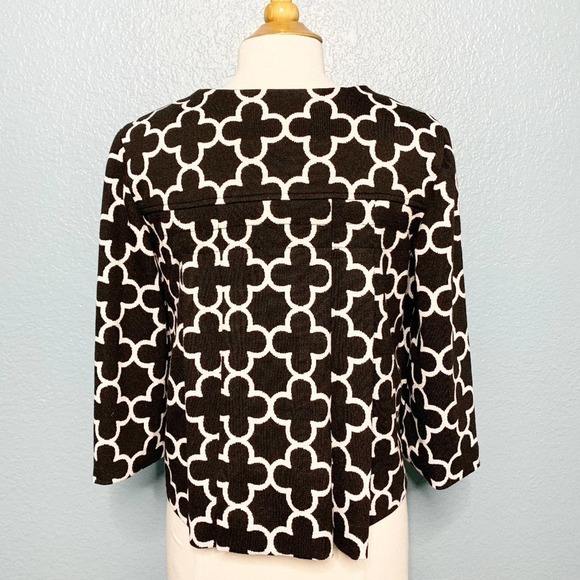 Grace Elements Pleated Cropped Swing Blazer - Picture 5 of 7